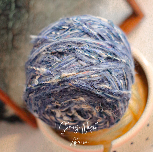 1. Starry Night- Dawn Mist Art Yarn Collection